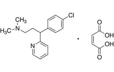 Chlorpheniramine Maleate Chemical Structure