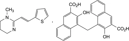 Pyrantel Embonate API Chemical Structure