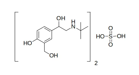 Salbutamol Sulphate API Chemical Structure