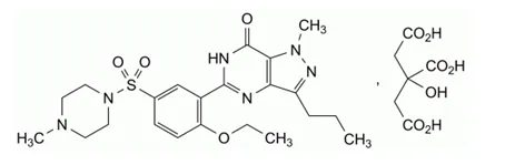 Sildenafil Citrate API Chemical Structure