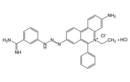 Isometamidium Chloride Hydrochloride Chemical Structure