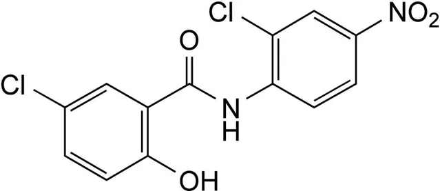 Niclosamide API Chemical Structure