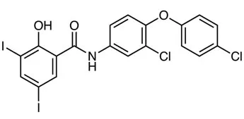 Rafoxanide API Chemical Structure